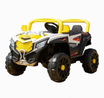 صورة سيارة جيب للاطفال كهربائية 2026 - اصفر